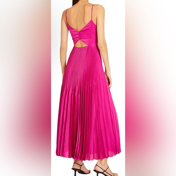 Club Monaco Pink Pleated Gown - Picture 2 of 10